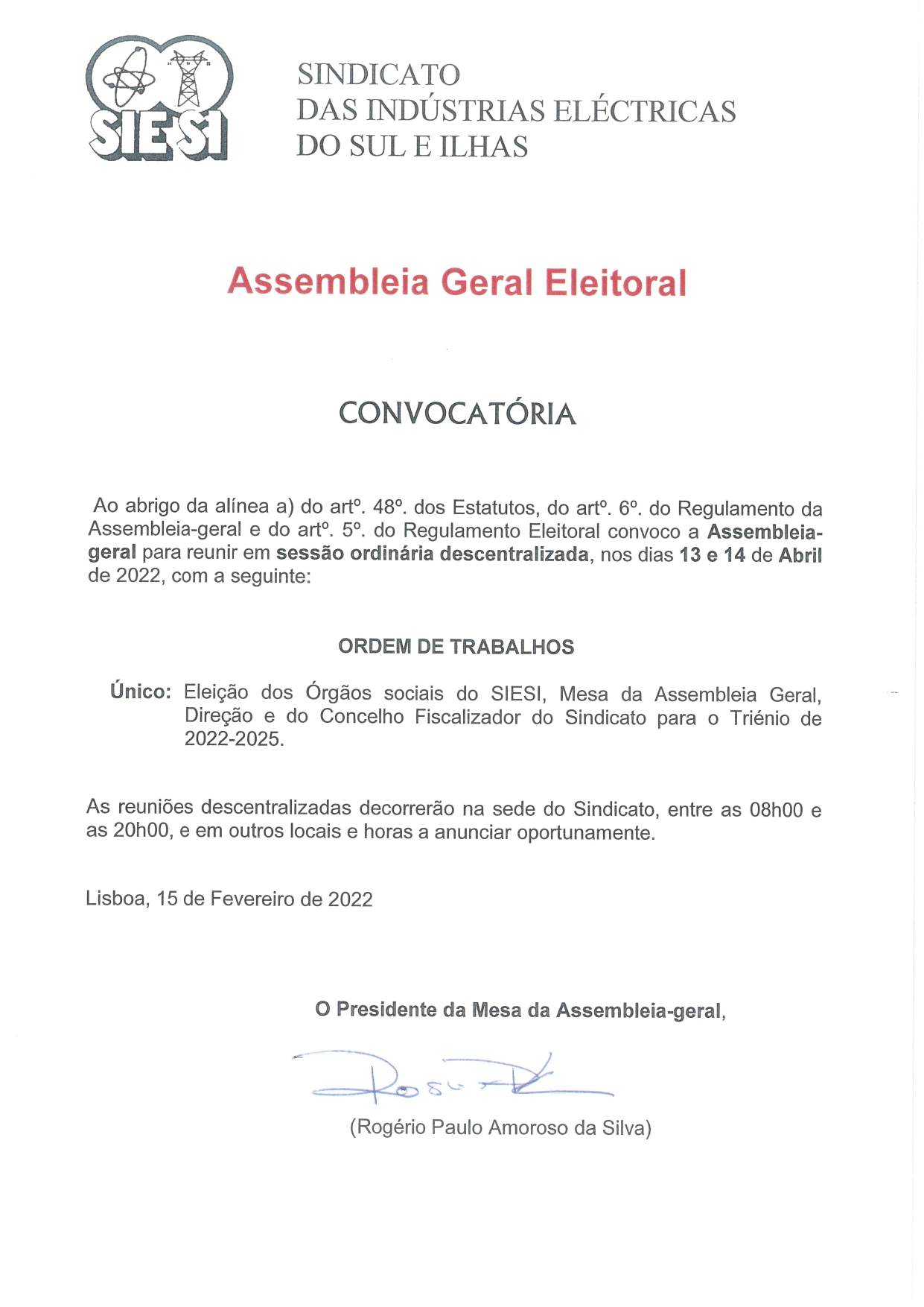 Convocatória Assembleia Geral Eleitoral page 0001